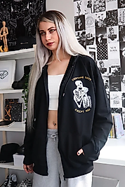 Siyah Except You Hırka